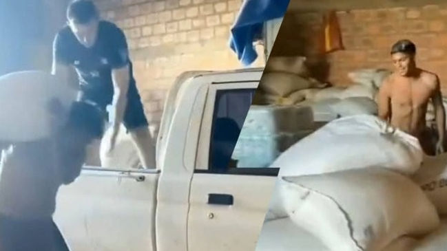 Jugador de River Plate esperó la Navidad trabajando en el negocio familiar