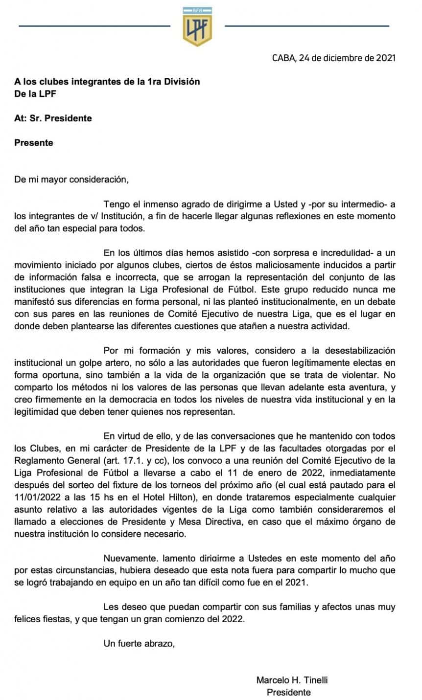 Clubes pidieron la salida de Marcelo Tinelli de la presidencia de la Liga Profesional en Argentina