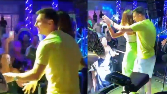 Messi otra vez se hizo viral por su cumbia junto a Antonela Rocuzzo