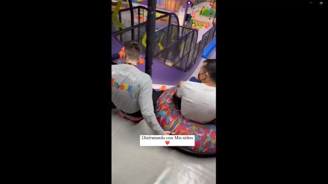 La entretenida tarde de juegos de Gary Medel junto a sus hijos