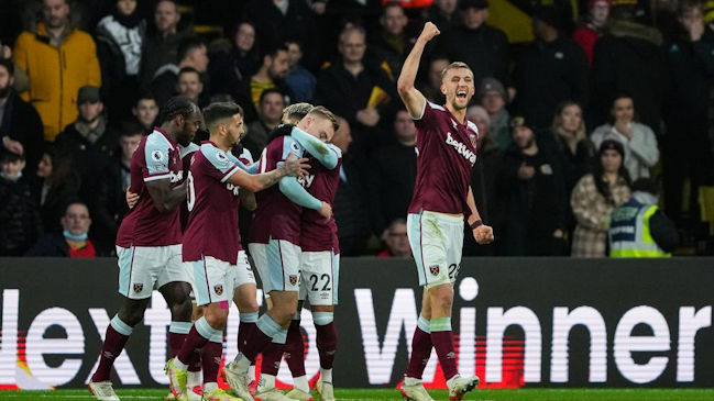 West Ham aprovechó las licencias defensivas del Watford de Sierralta y volvió a ganar en la Premier