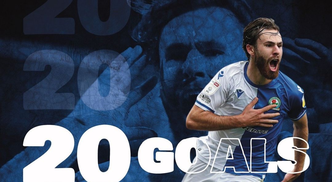 ¡En llamas! Brereton anotó con un zurdazo y llegó a 20 goles con Blackburn en la Championship