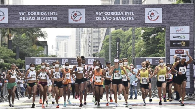 Belay Tilahun Bezabh y Sandrafelis Chebet Tuei repitieron el triunfo en la San Silvestre