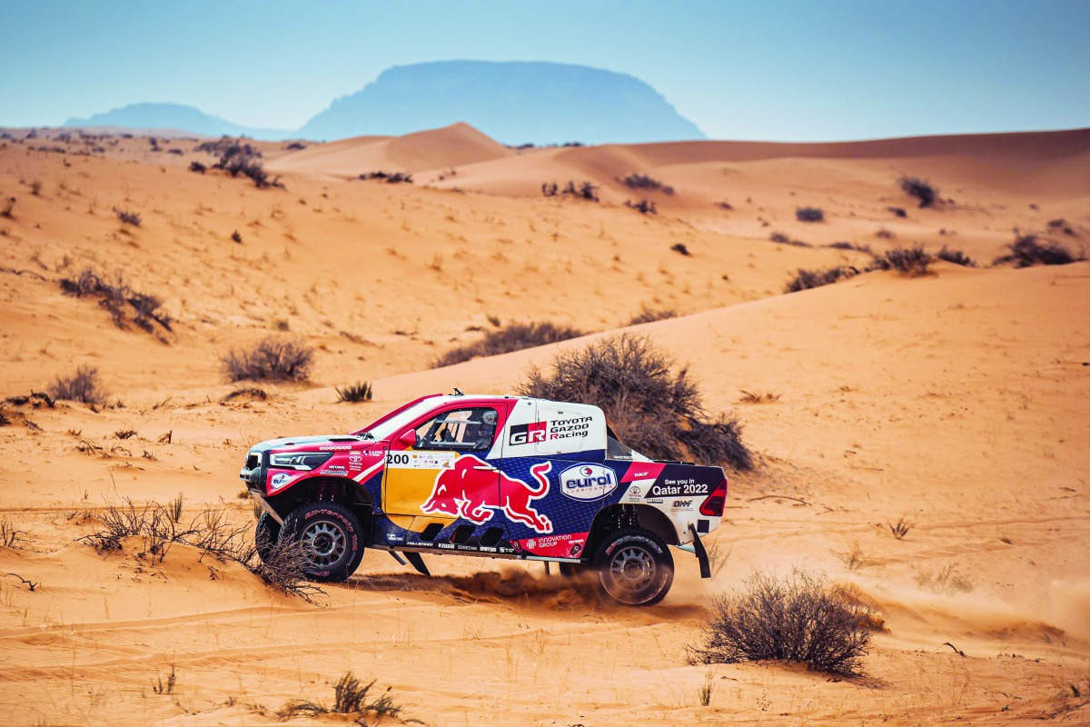 Nasser Al-Attiyah se hizo sentir en el inicio del Dakar 2022
