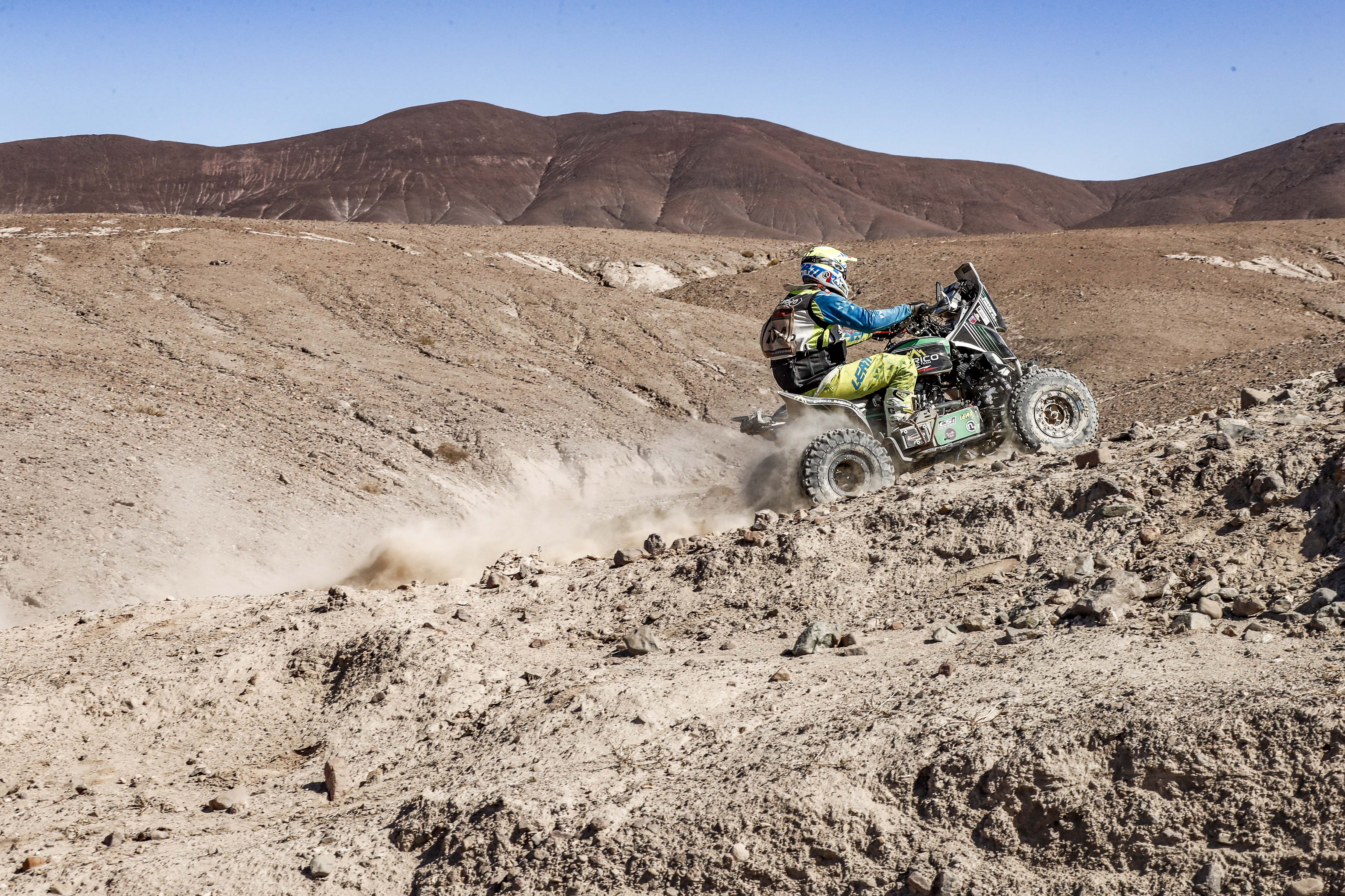 Giovanni Enrico fue tercero y se mantuvo en puestos de avanzada en los quads