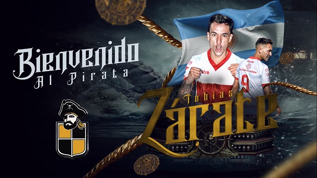 Coquimbo Unido anunció al joven delantero argentino Tobías Zárate