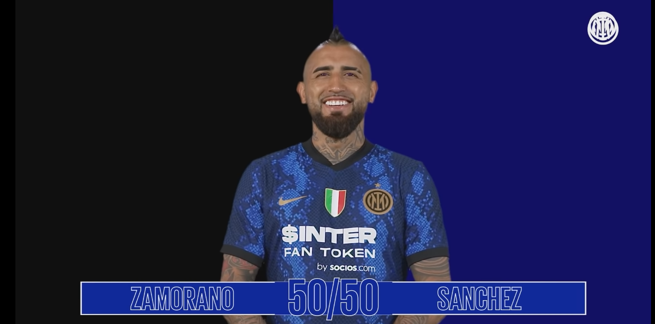 ¿Zamorano o Sánchez? El divertido cuestionario que respondió Arturo Vidal en Inter de Milán