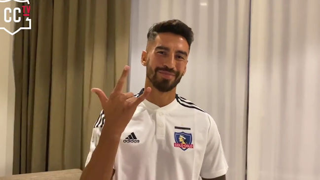 Colo Colo dio la bienvenida a Juan Martín Lucero como su nuevo refuerzo