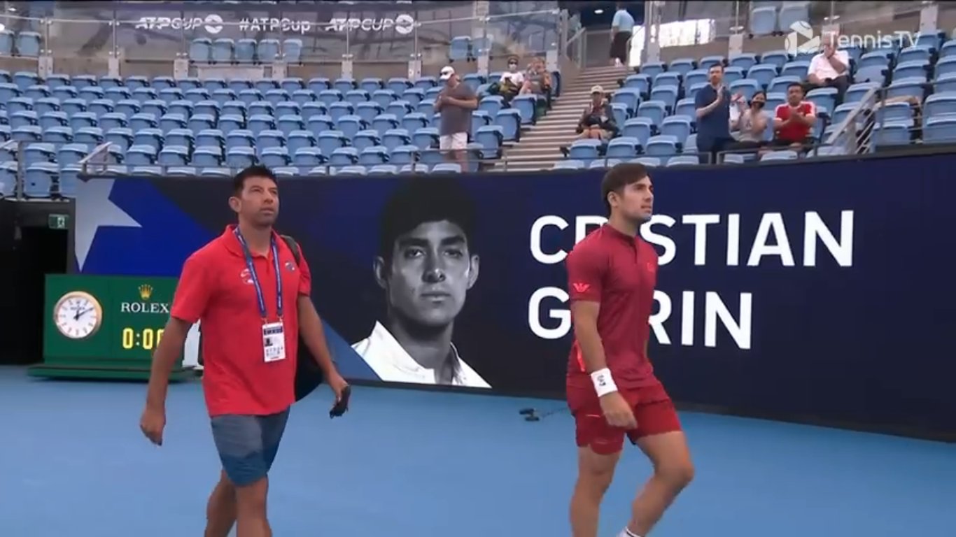 Cristian Garin cayó ante Casper Ruud y Noruega igualó la serie ante Chile en la ATP Cup