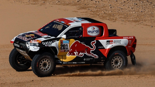 Dakar: Nasser Al-Attiyah ganó la cuarta etapa en autos tras sanción a Al Rajhi