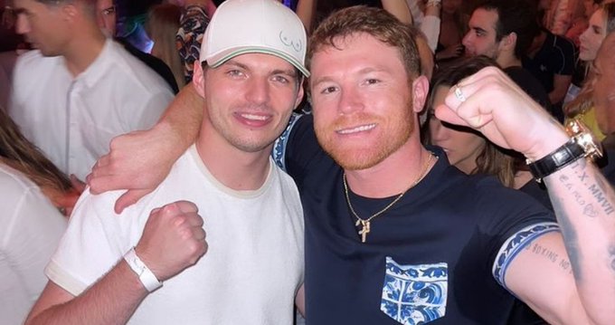 Salieron a la luz imágenes de la alocada fiesta de Saúl “Canelo” Álvarez y Max Verstappen