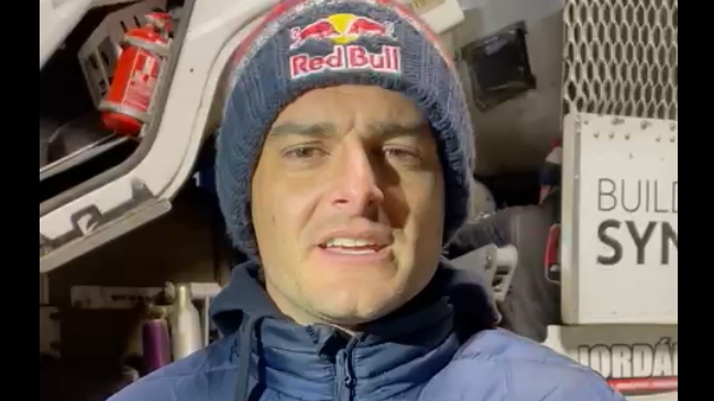 Ignacio Casale tras retiro del Dakar: Se nos rompió el motor, el camión se estaba incendiando