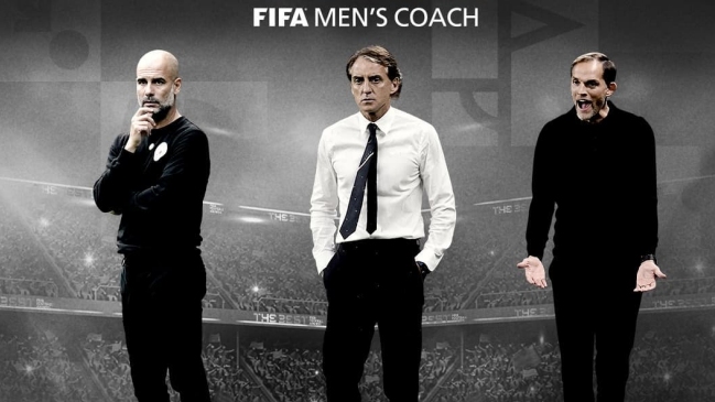 Guardiola, Mancini y Tuchel son finalistas a mejor entrenador en los The Best