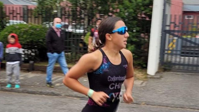 Alina Codjambassis dominó el Kids Challenge del Ironman de Pucón