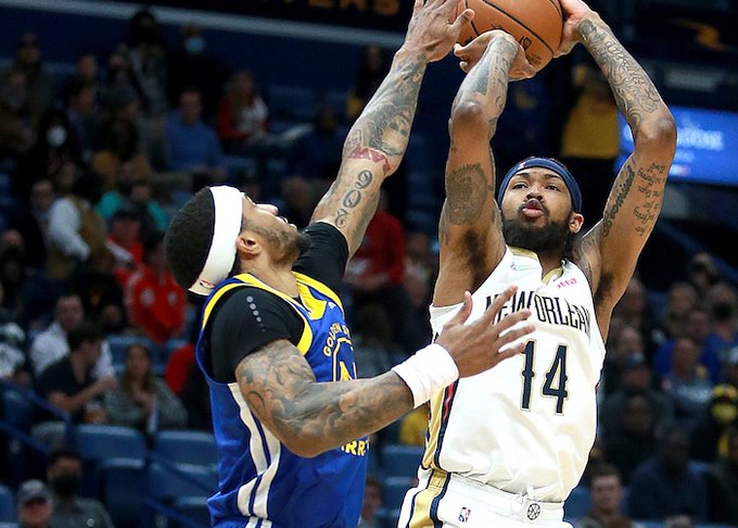 Nueva Orleans Pelicans derribó a un Golden State Warriors que extrañó a Stephen Curry