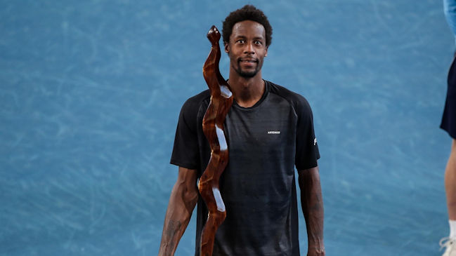 Gael Monfils comenzó con buen pie el año al conquistar el título del ATP de Adelaida