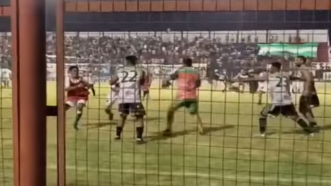 Final de una liga amateur terminó en batalla campal en Argentina