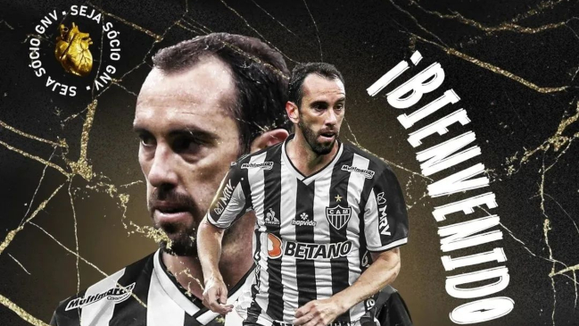 Diego Godín firma por un año con el campeón de Brasil Atlético Mineiro