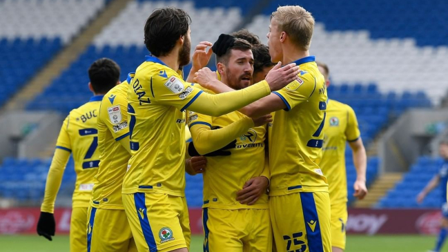 Blackburn con Brereton ganó sufrido duelo ante Cardiff y siguió firme en lo alto del Championship