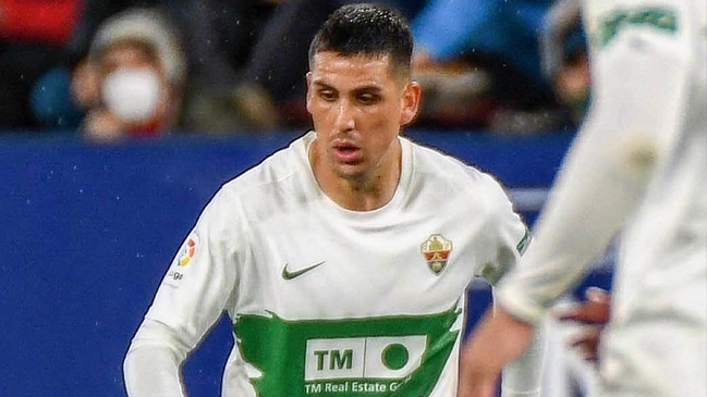 Enzo Roco se perdió la victoria de Elche por molestias físicas