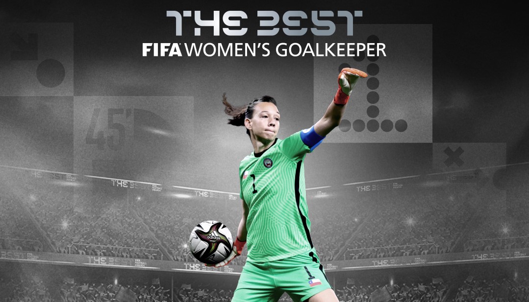 ¡Gigante! Christiane Endler se alzó como la Mejor Arquera del mundo en premios The Best