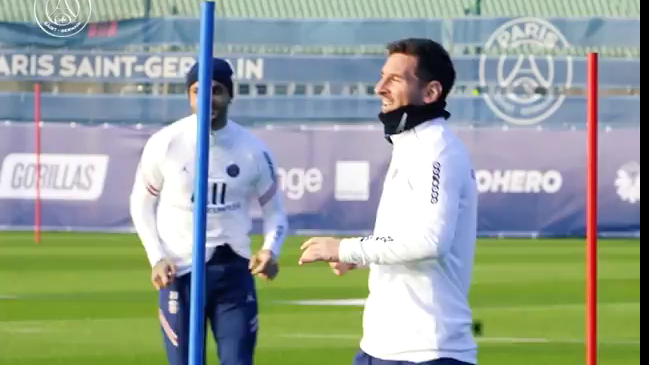 Lionel Messi volvió a los entrenamientos en PSG tras superar el Covid-19