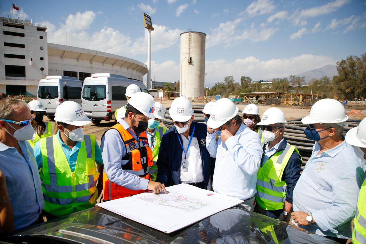 Panam Sports inspeccionó avances de las obras para los Juegos Panamericanos de Santiago 2023