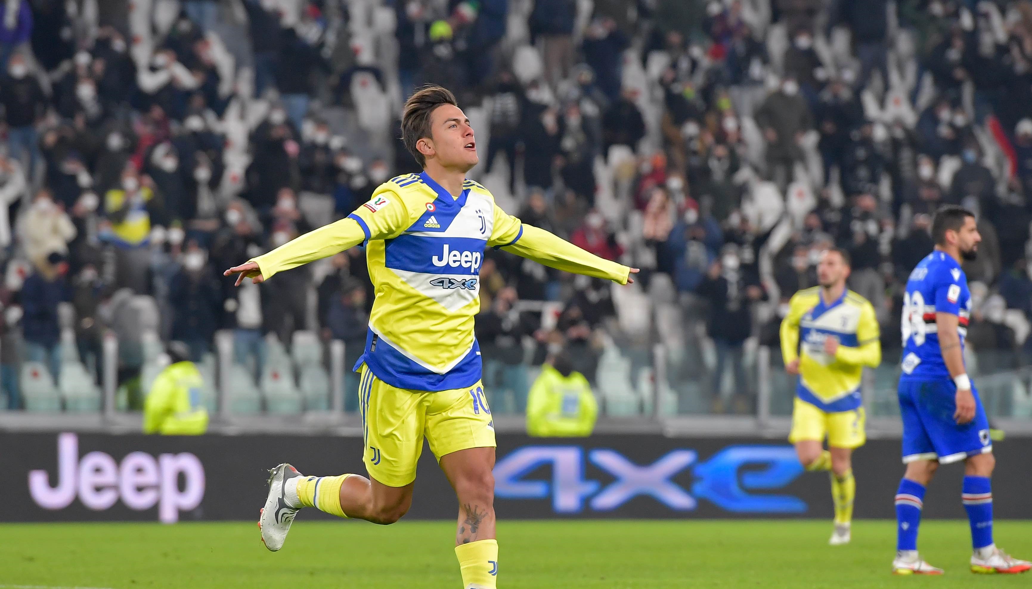 Juventus clasificó a cuartos de final en la Copa Italia tras golear a Sampdoria