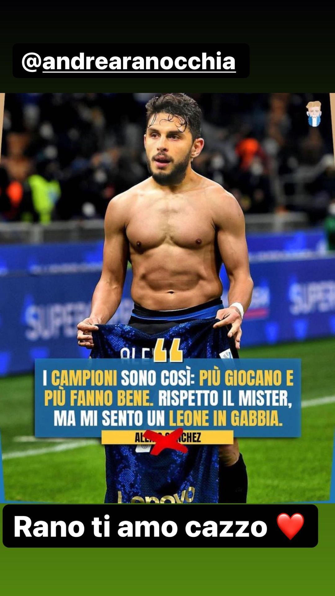 El curioso posteo de Arturo Vidal: Cambió la cara de Alexis por la de un compañero