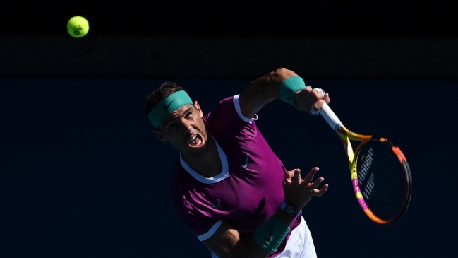 Nadal superó un primer set de infarto para vencer a Mannarino y avanzar a cuartos en Australia