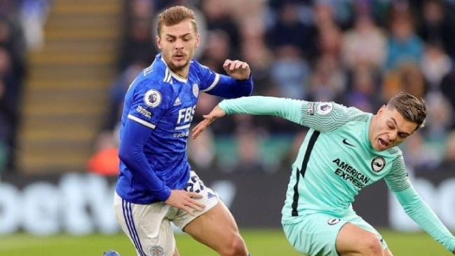 Leicester City no pudo aprovechar la localía e igualó frente a Brighton en la Premier League