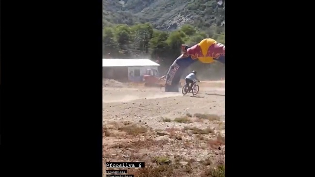 Francisco “Gato” Silva se lució en competencia de mountainbike