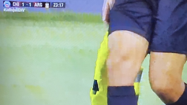 Guardalíneas del Chile-Argentina usaron chalecos reflectantes como banderines