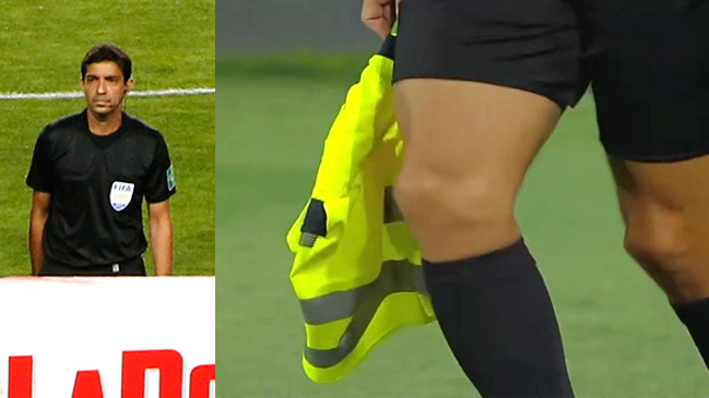 Arbitro asistente que olvidó banderín en el Chile-Argentina pidió perdón: “Hubo un desliz”