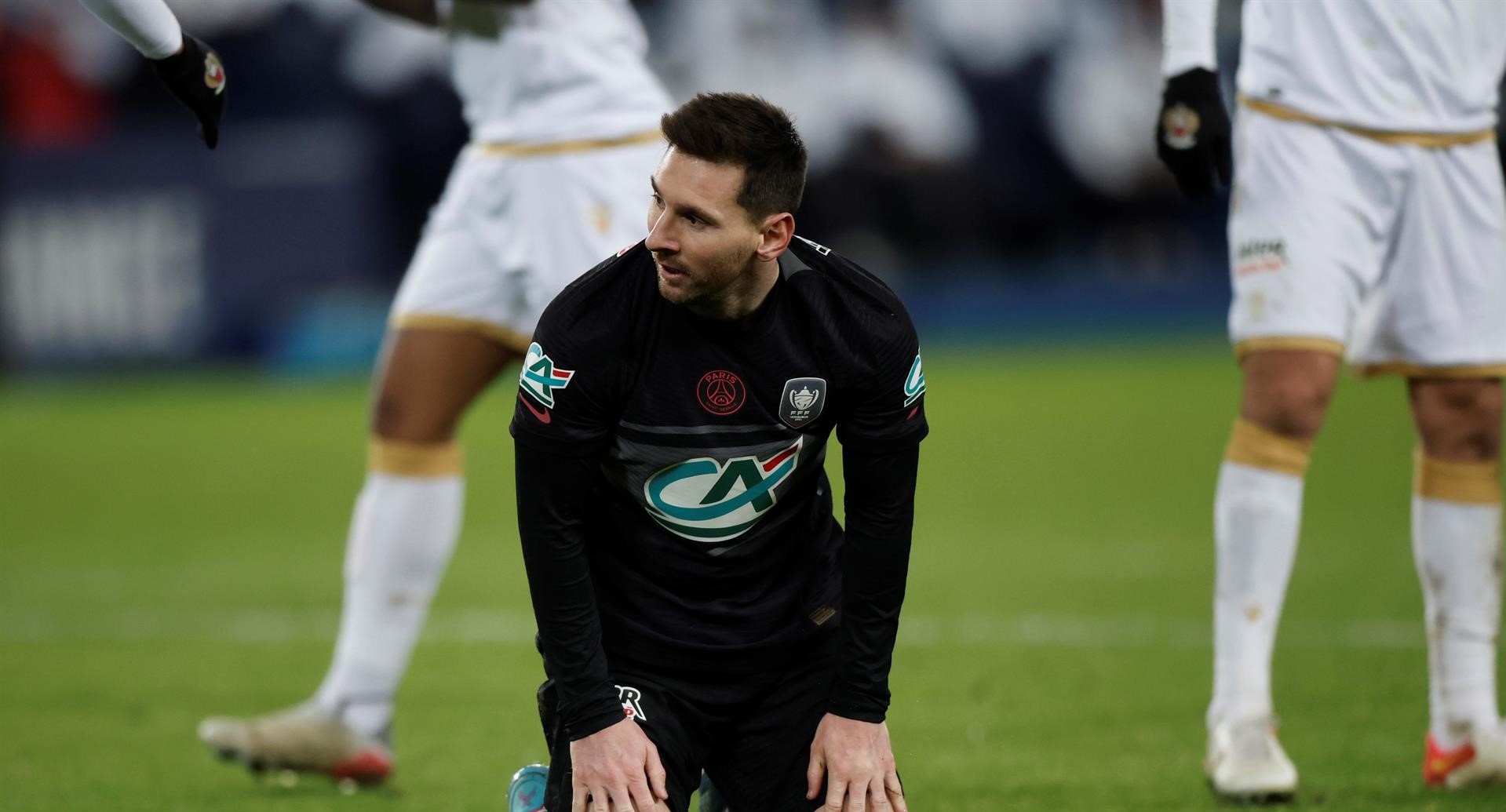 PSG con Messi y Mbappé fue eliminado por Niza en los octavos de la Copa de Francia