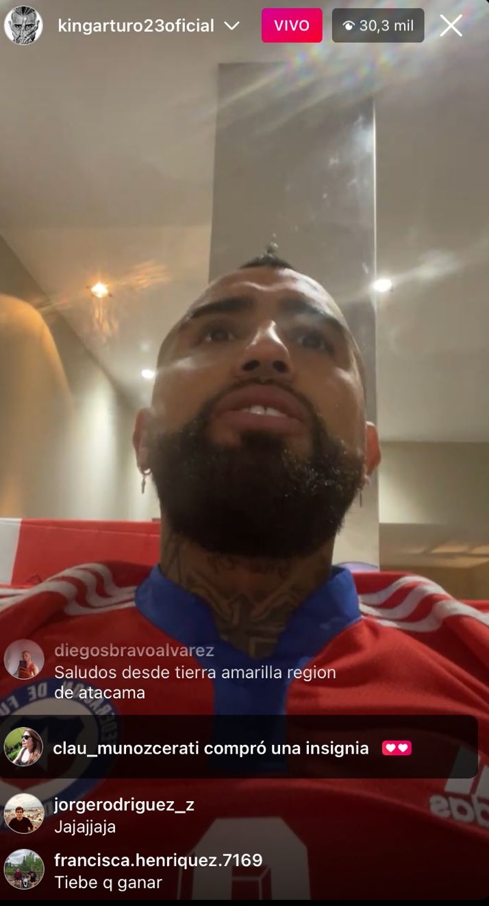 Arturo Vidal se refirió a su sanción en Clasificatorias: Fue casi una cadena perpetua