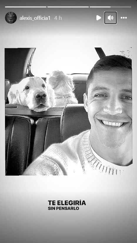 “Te elegiría sin pensarlo”: La tierna publicación de Alexis Sánchez en su regreso a Milán