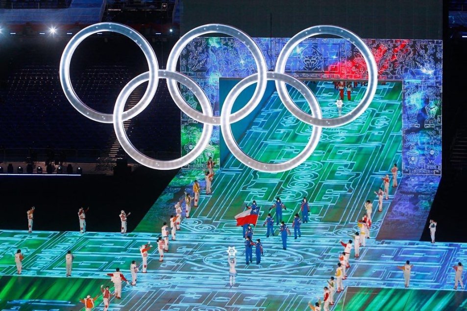 El desfile del Team Chile en la inauguración de los Juegos Olímpicos de Invierno de Beijing 2022