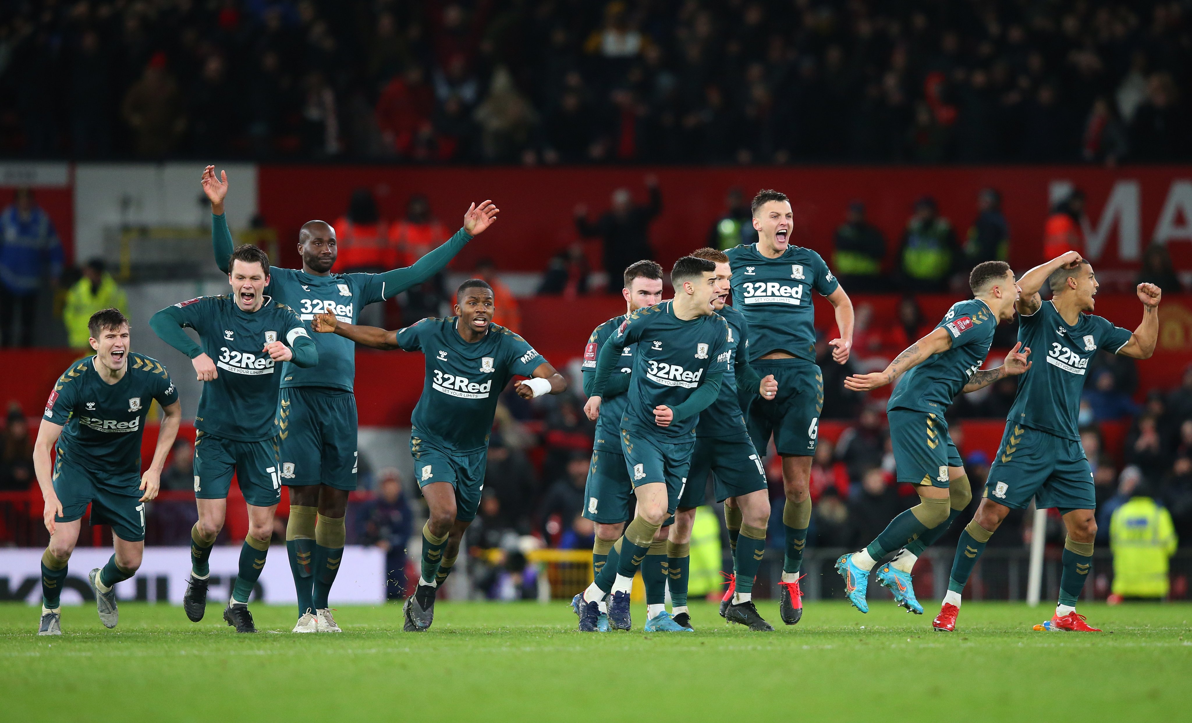 Middlesbrough dio la sorpresa y eliminó en los penales a Manchester United en la FA Cup