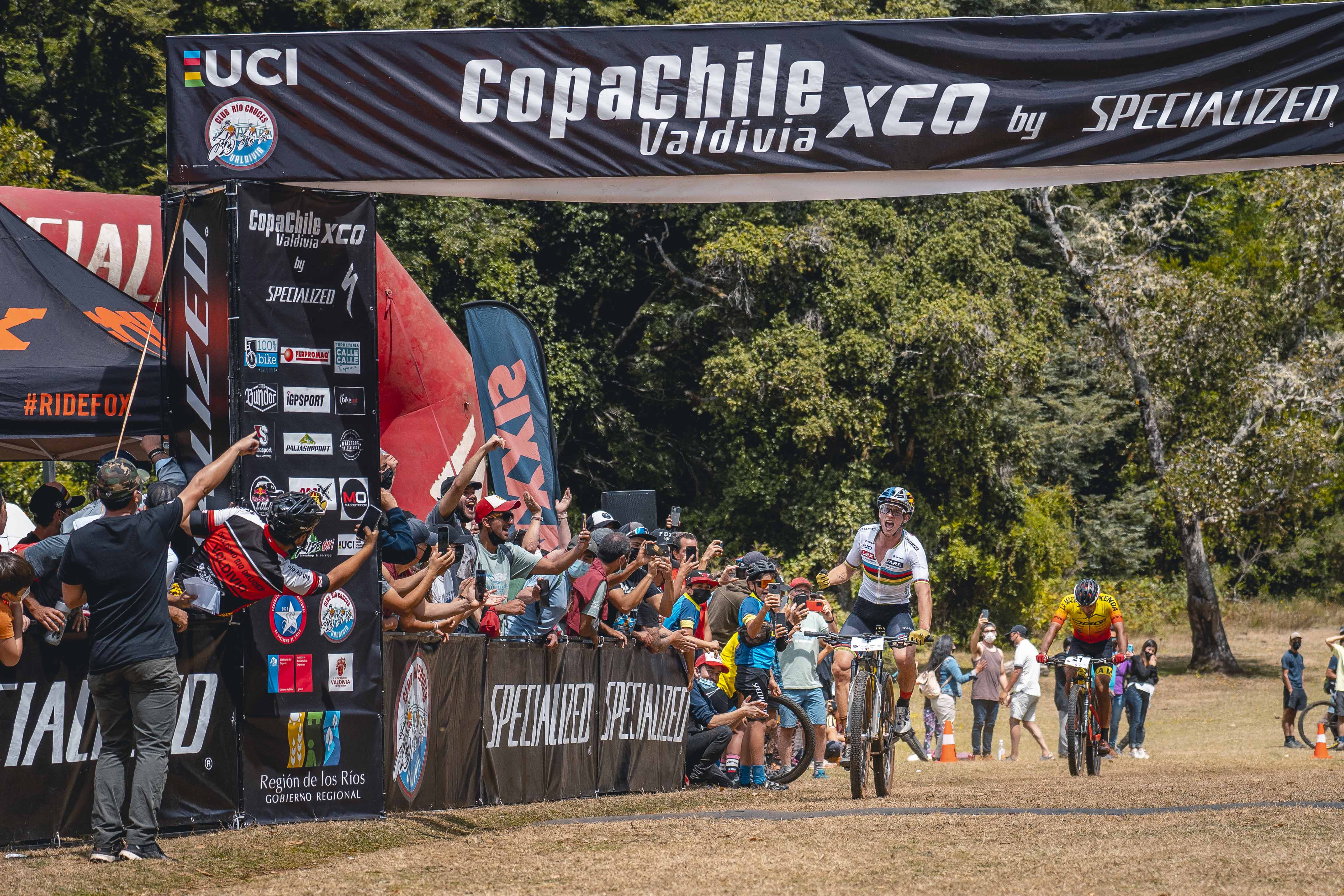 Martín Vidaurre se mantuvo en el podio en la segunda fecha de la Copa Chile XCO
