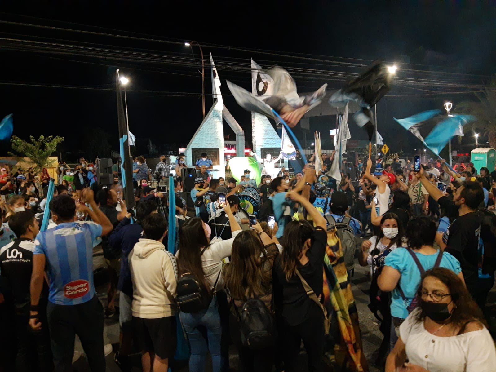 Hinchas de O’Higgins se reunieron para conmemorar nueve años de la tragedia de Tomé