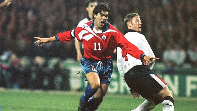 Los goles de Marcelo Salas a 24 años del triunfo de Chile en Wembley