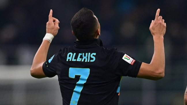 Alexis Sánchez fue elegido como el jugador del mes de enero en Inter de Milán