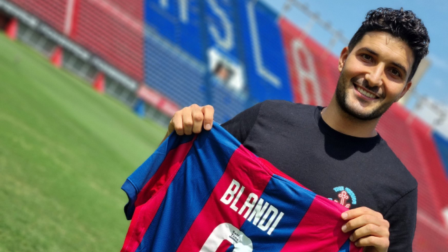 Nicolás Blandi fue presentado como nuevo refuerzo de San Lorenzo