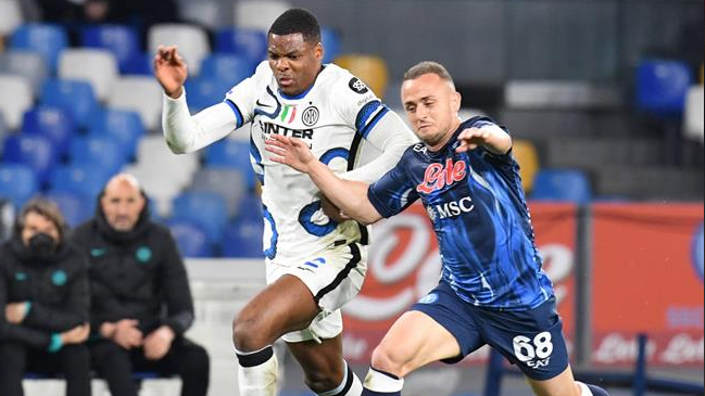 Inter igualó ante Napoli y puso en vilo el liderato de Serie A