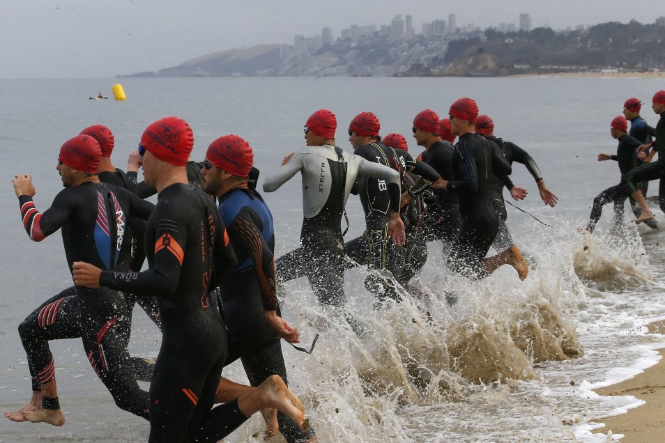 El Triatlón Internacional se tomó las playas y calles de Viña del Mar
