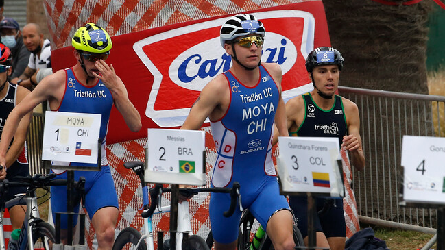 Diego Moya se quedó con la medalla de plata en el Triatlón de Viña del Mar