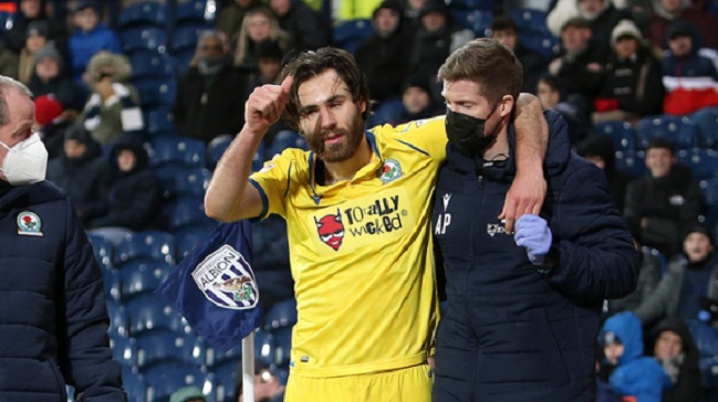 En Blackburn Rovers confían en rápida recuperación de Ben Brereton