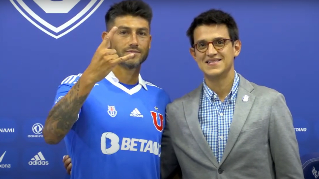 “Estoy contento por la bienvenida”: Alvaro Brun fue presentado en Universidad de Chile