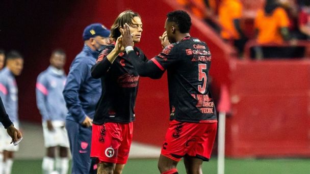 Joaquín Montecinos jugó en empate de Tijuana ante Necaxa en la liga mexicana